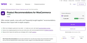 Woo Product Recommendations