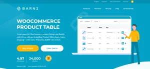 WooCommerce Product Table