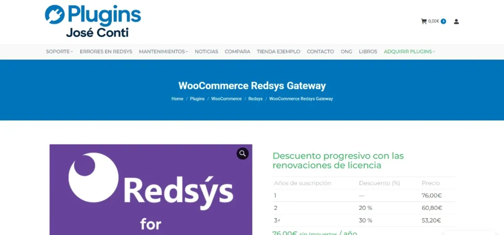 WooCommerce Servired/RedSys Spain Gateway