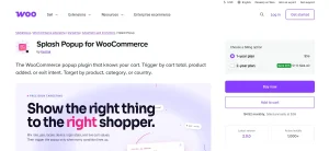 WooCommerce Splash Popup