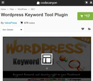 WordPress Keyword Tool