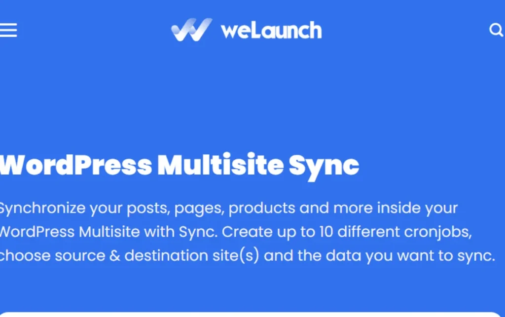 WordPress Multisite Sync