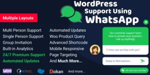 WordPress WhatsApp Support