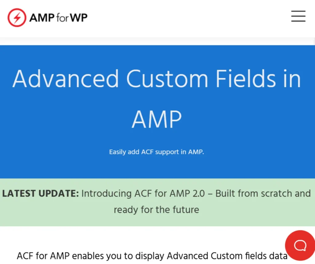 ACF for AMP