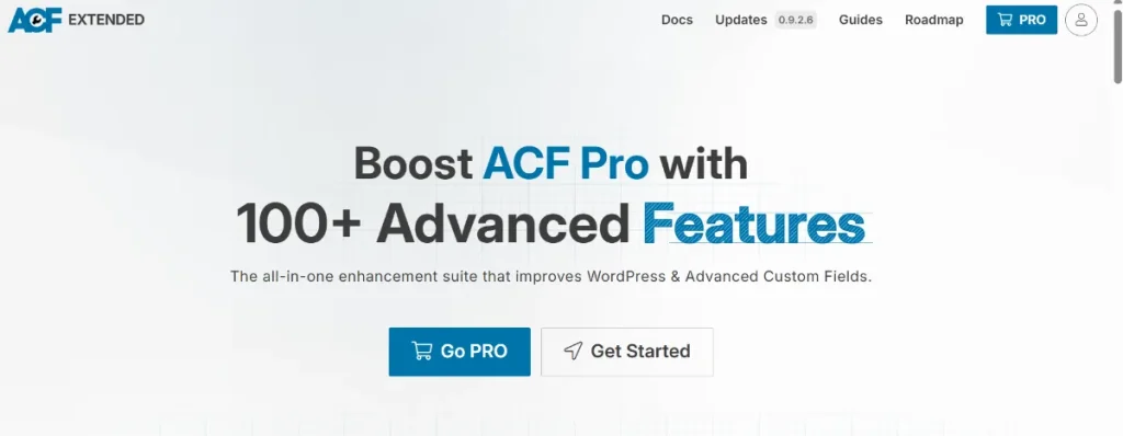 Advanced Custom Fields: Extended PRO