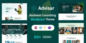 Advisar - Business, Finance & Consulting WordPress Theme