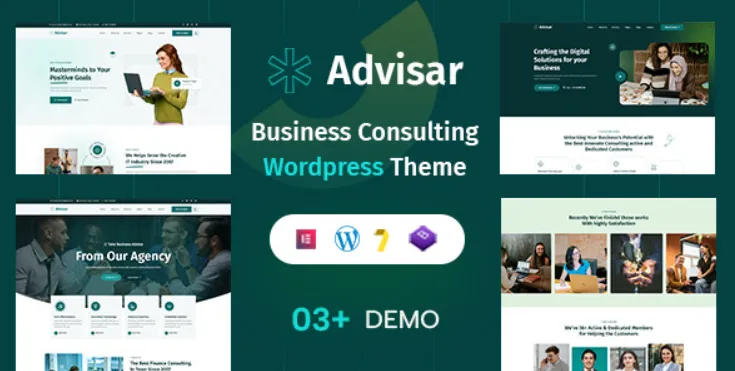 Advisar - Business, Finance & Consulting WordPress Theme