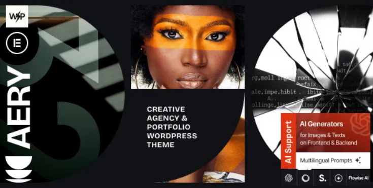 Aery - Creative Agency & Portfolio WordPress Theme