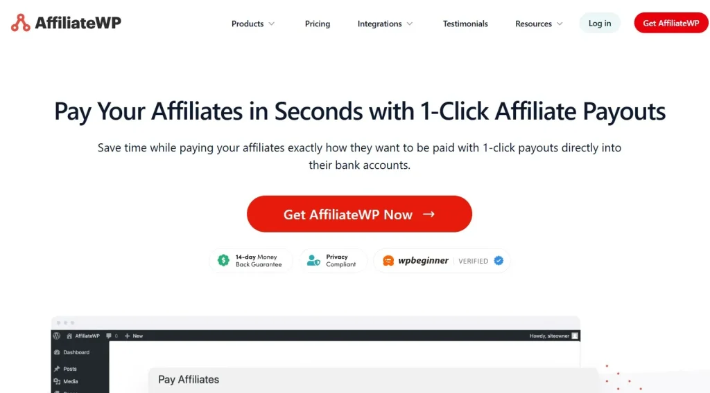 AffiliateWP – PayPal Payouts