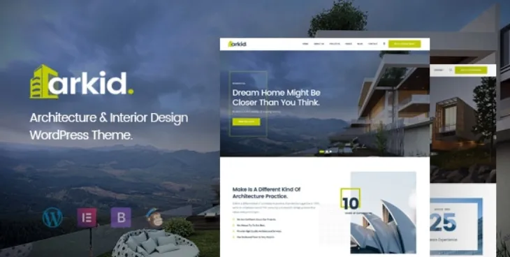 Arkid - Architecture and Interior Design WordPress Theme