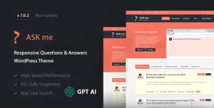Ask Me - Responsive Questions & Answers WordPress