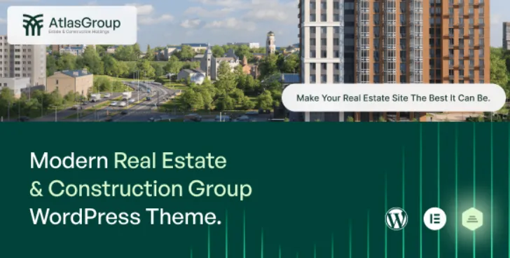 AtlasGroup - Real Estate & Construction Group WordPress Theme