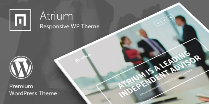 Atrium - Finance Consulting Advisor WordPress Theme