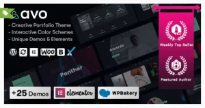 Avo - Creative Portfolio & Agency WordPress Theme