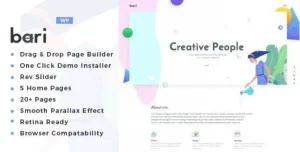 Bari - Portfolio and SEO /Digital Agency WordPress Theme