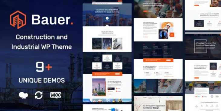 Bauer | Construction and Industrial WordPress Theme