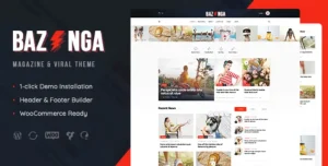 Bazinga | Modern Magazine & Viral Blog WordPress Theme