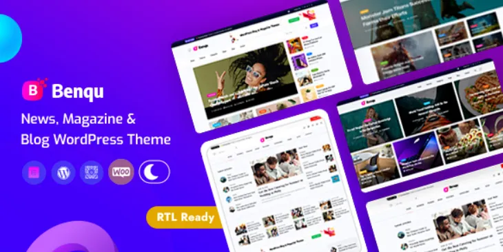 Benqu - News Magazine WordPress Theme
