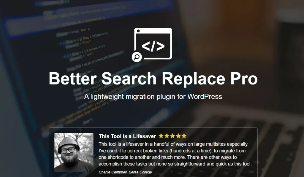 Better Search Replace Pro