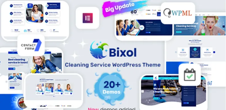 Bixol - Cleaning Services WordPress