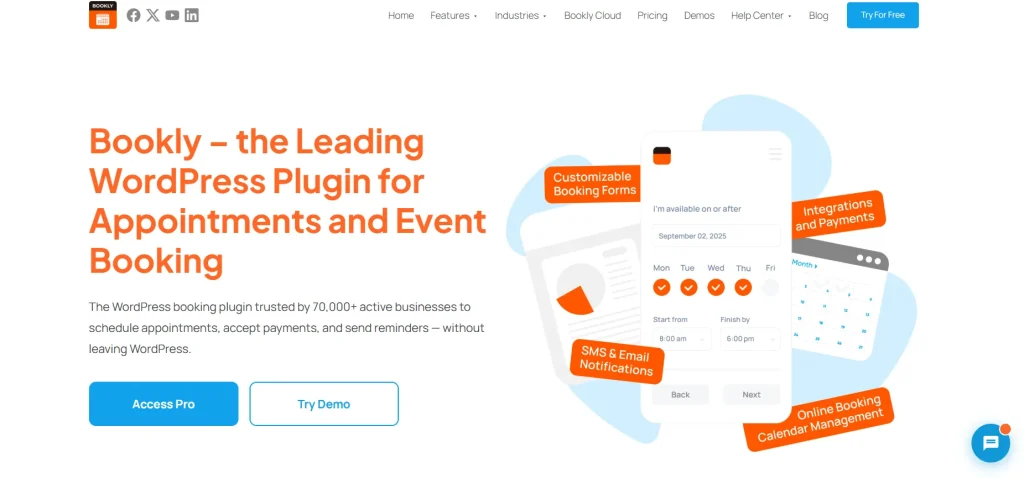 Bookly Pro (Add-on)