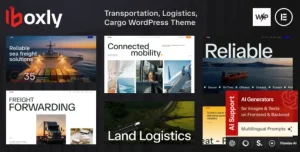 Boxly - Transportation, Logistics, Cargo WordPress Theme