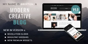 Brixton Blog - A Responsive WordPress Blog Theme
