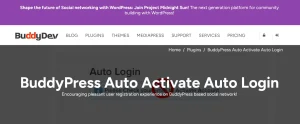 BuddyPress Auto Activate Autologin Redirect To Profile On Signup