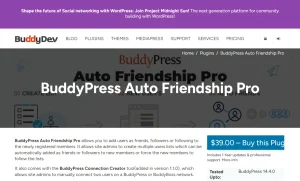 BuddyPress Auto Friendship Pro