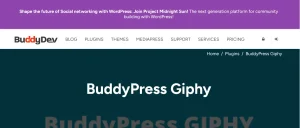 BuddyPress Giphy