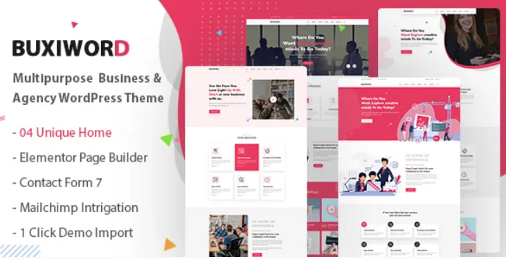 Buxiword - Digital Agency WordPress Theme