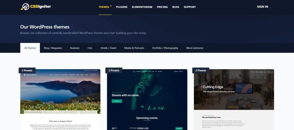 CSS Igniter Brittany WordPress Theme