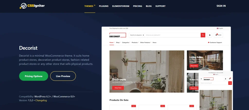 CSS Igniter Decorist WooCommerce Theme