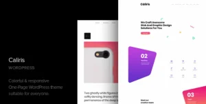 Caliris - Responsive One Page WordPress Theme