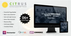 Citrus - One Page WordPress