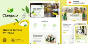 ClanyEco– Cleaning Services WordPress Theme