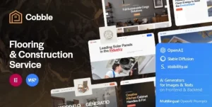 Cobble - Flooring & Construction WordPress Theme + AI