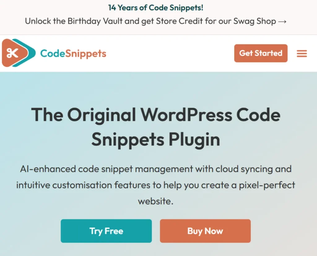 Code Snippets Pro (Premium)