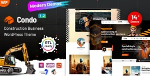 Condo - Construction WordPress Theme