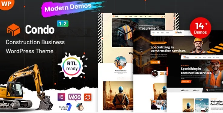 Condo - Construction WordPress Theme