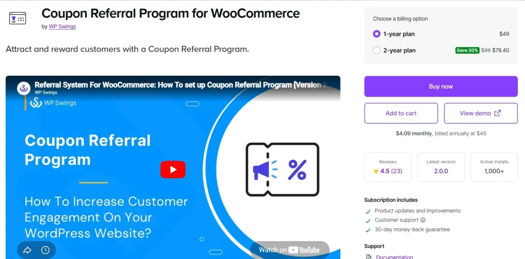 Coupon Referral Program