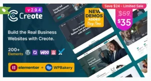Creote - Corporate & Consulting Business WordPress Theme