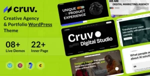 Cruv - Creative Agency & Portfolio WordPress Theme