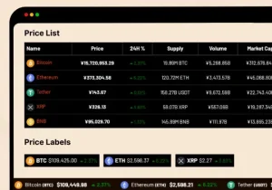 Crypto ICO List Widget Pro