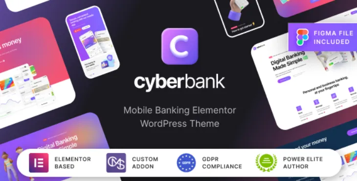 Cyberbank - Business and Finance WordPress Theme