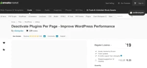 Deactivate Plugins per Page