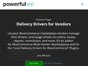 Delivery Drivers for Vendors Premium