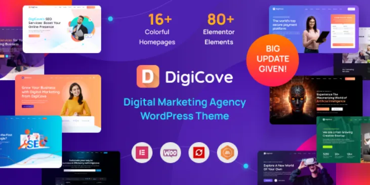 Digicove - Digital Marketing Agency WordPress Theme