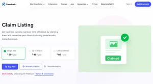 Directorist – Claim Listing