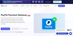 Directorist – Paypal Payment Gateway